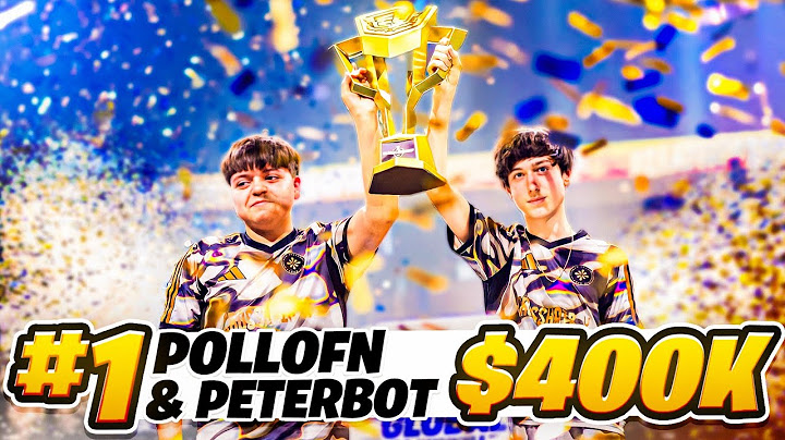 Pollo et Peterbot, photographie officielle de leur duo Fortnite
