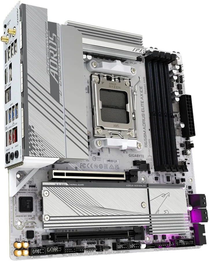 GIGABYTE B650M A ELITE AX ICE image 2
