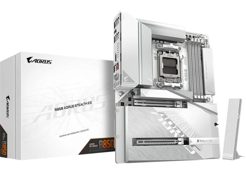 GIGABYTE B850 AORUS STEALTH ICE  image 1