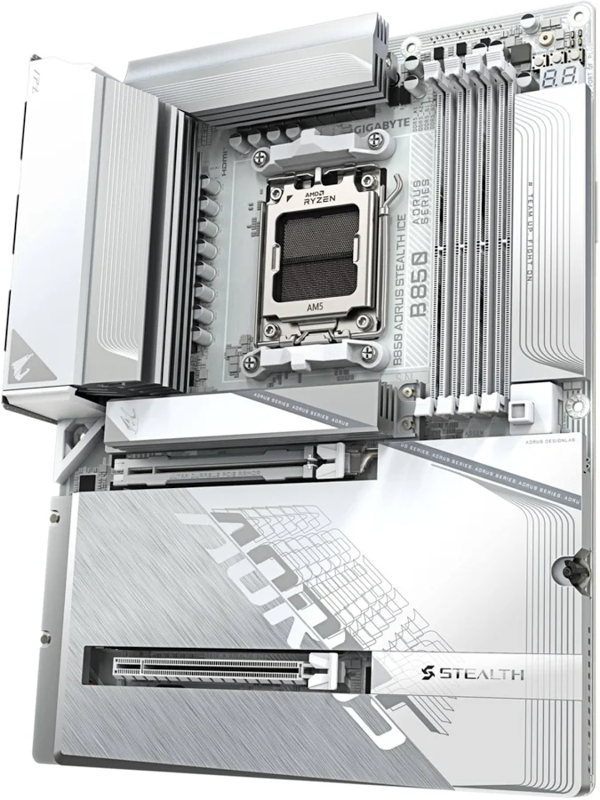 GIGABYTE B850 AORUS STEALTH ICE  image 3