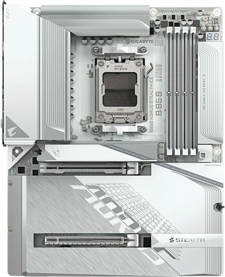 GIGABYTE B850 AORUS STEALTH ICE  image 5