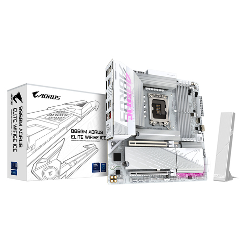GIGABYTE B860M A ELT WF6E ICE 