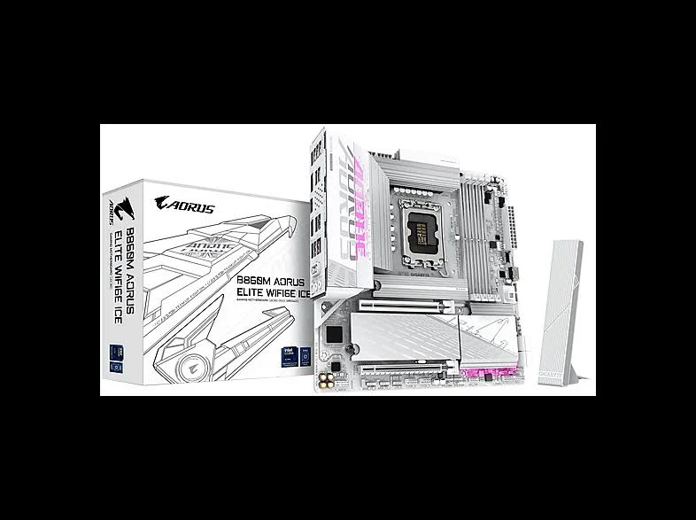 GIGABYTE B860M A ELT WF6E ICE image 1