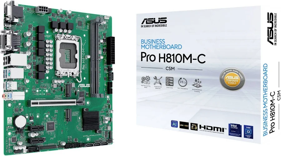 ASUS PRO H810M-C-CSM Intel H810 LGA 1851 image 1