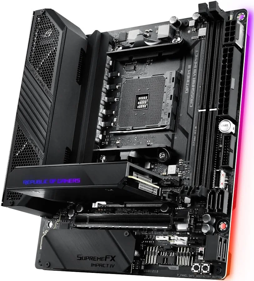 ASUS ROG Crosshair VIII Impact AMD X570 image 4