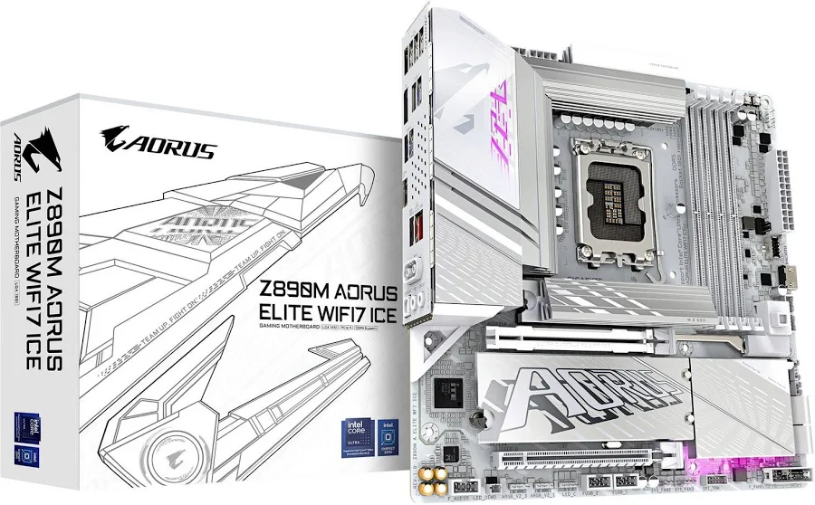 GIGABYTE Z890 AORUS ELITE WF7 ICE image 1
