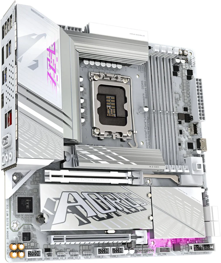 GIGABYTE Z890M AORUS ELITE WF7 ICE image 3