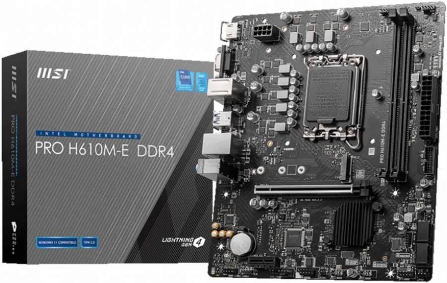 MSI PRO H610M-E image 1