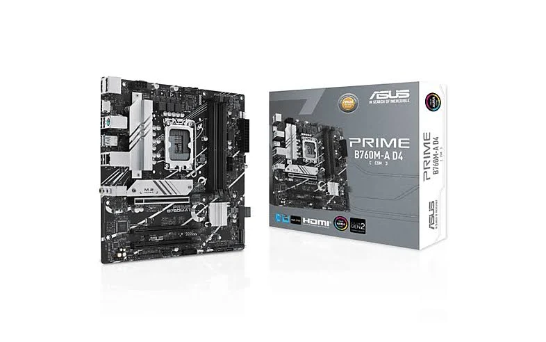 ASUS PRIME B760M-A D4-CSM Intel B760 micro ATX image 1