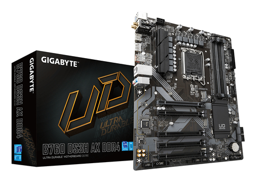 GIGABYTE B760 DS3H AX Intel B760 ATX WiFi 6E 