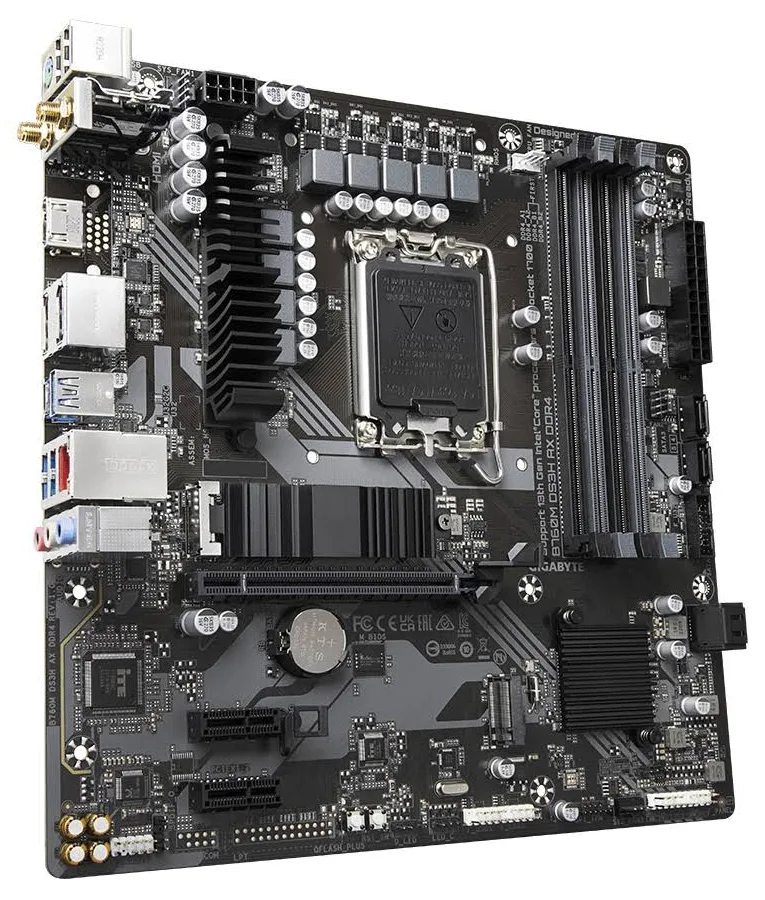 GIGABYTE B760M DS3H AX Intel B760 LGA1700 Micro-ATX WiFi 6E image 3