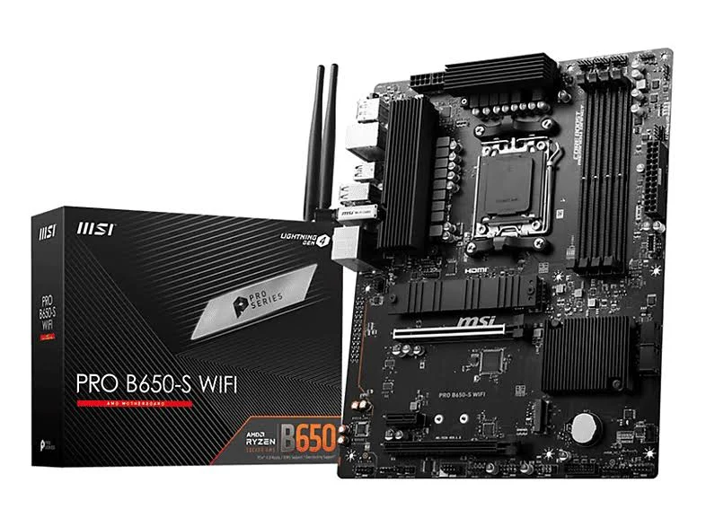 MSI PRO B650-S WIFI AMD B650 EmplacementATX image 1