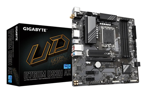 GIGABYTE B760M DS3H AX Intel B760 Express micro ATX 
