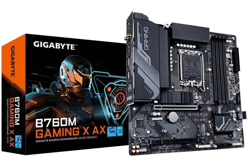 GIGABYTE B760M Gaming X AX Intel B760 Express micro ATX image 1