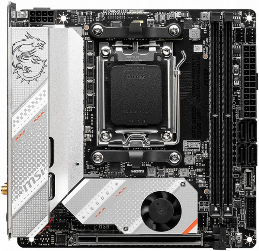 MSI MPG B650I EDGE WIFI AMD B650 Mini-ITX WiFi 6E40 image 1