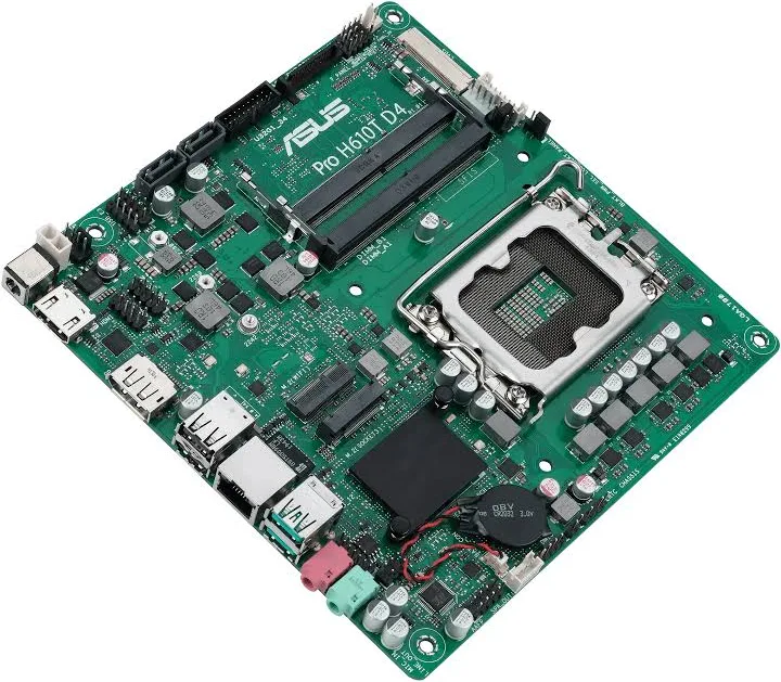 ASUS Pro H610T D4-CSM Intel H610 mini-ITX image 2