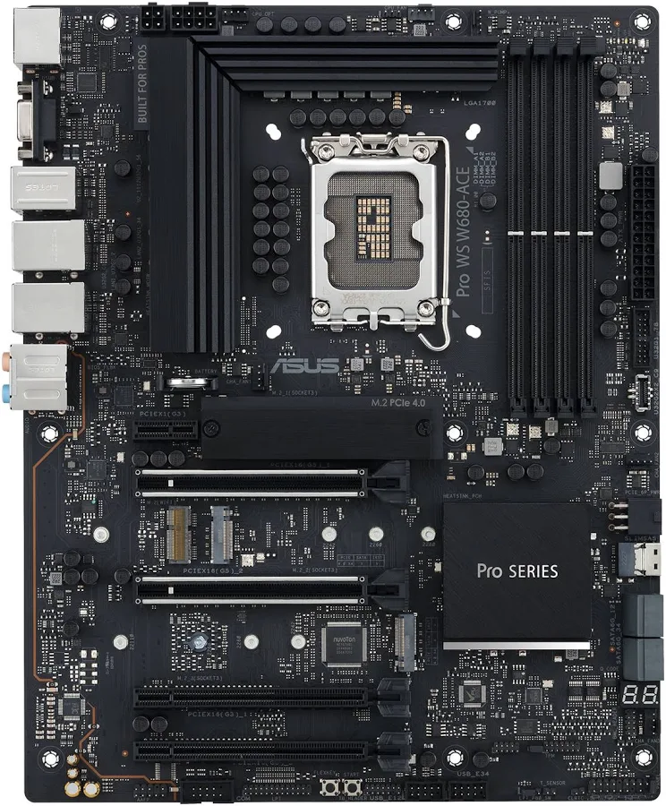 ASUS PRO WS W680-ACE Intel W680 ATX image 1