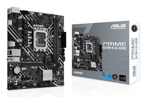 ASUS PRIME H610M-K D4 ARVB Intel H610  micro ATX 