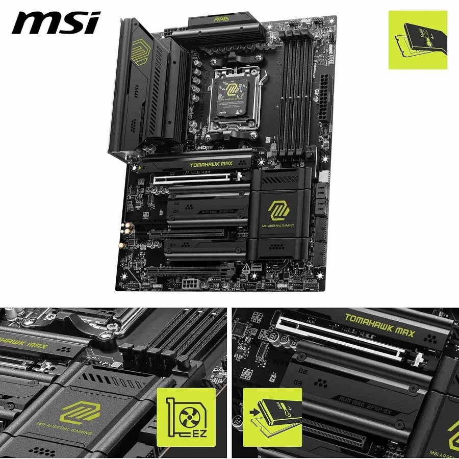 MSI MAG B850 TOMAHAWK MAX WIFI B850ATX WiFi 7 5GbE image 5