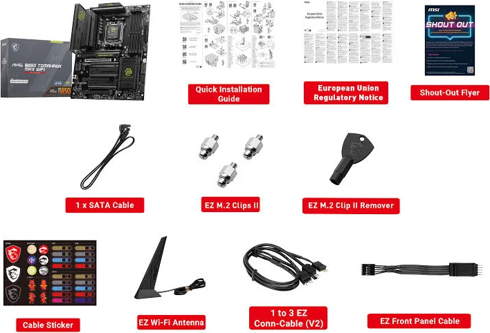 MSI MAG B850 TOMAHAWK MAX WIFI B850ATX WiFi 7 5GbE image 4