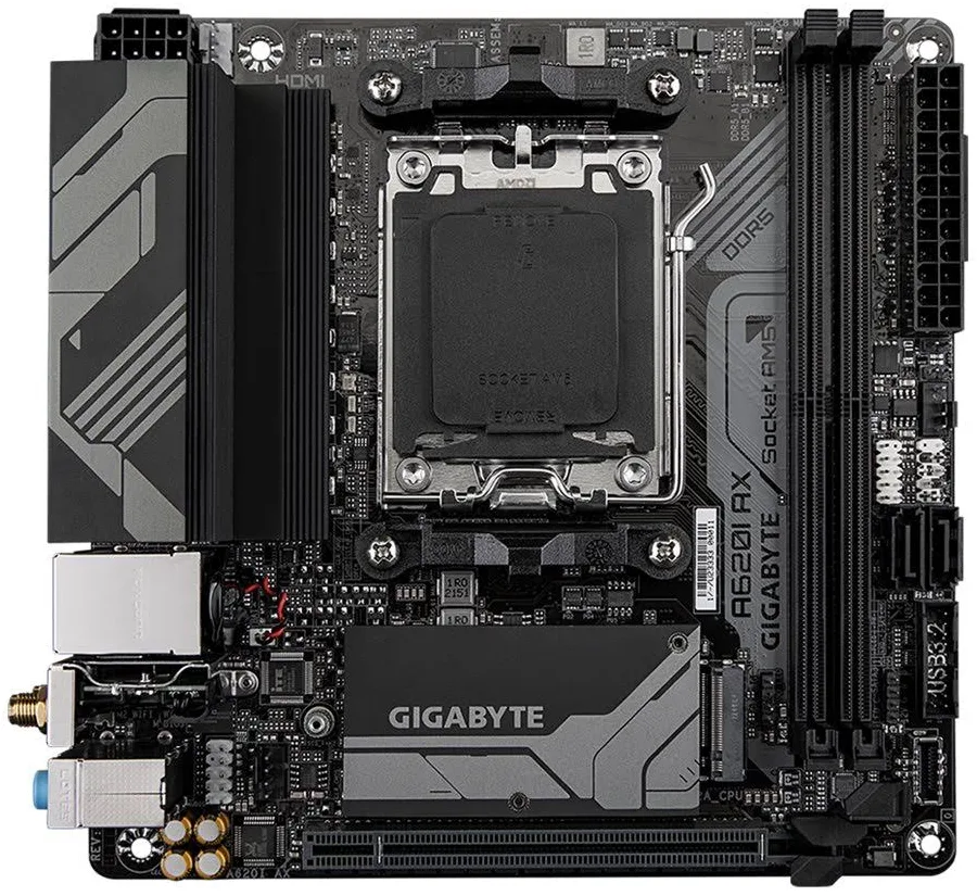 GIGABYTE A620 A620Mini ITX A620I AX Wi-Fi 6E4032 Gen 2 image 2