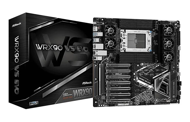 ASRock WRX90 Chipset WRX90sTR5 E-ATX WRX90 WS EVO 40 image 1