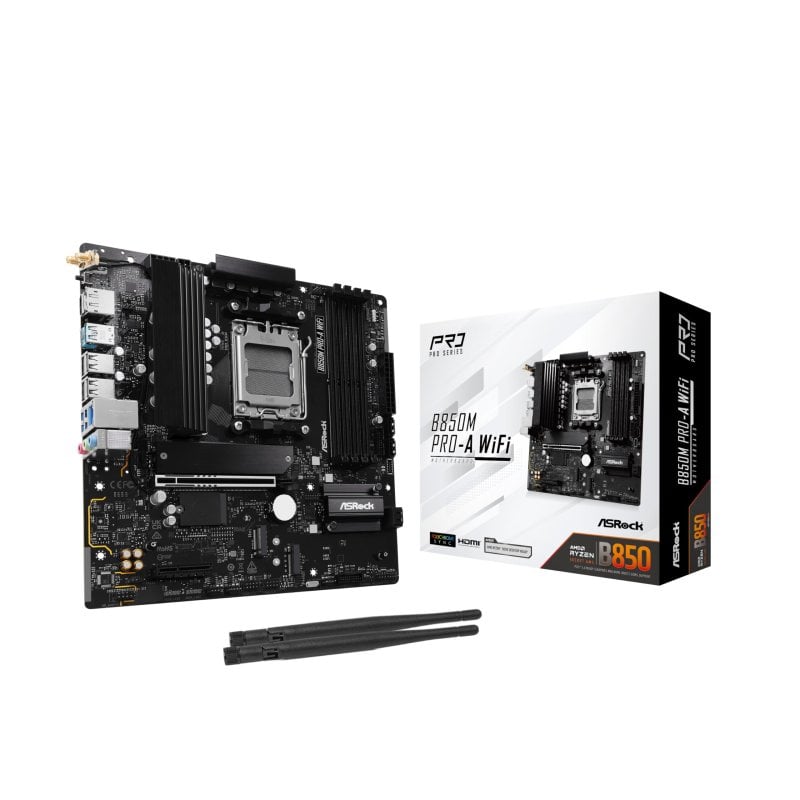 ASRock B850M Pro-A Micro ATX WiFi 256 Go 