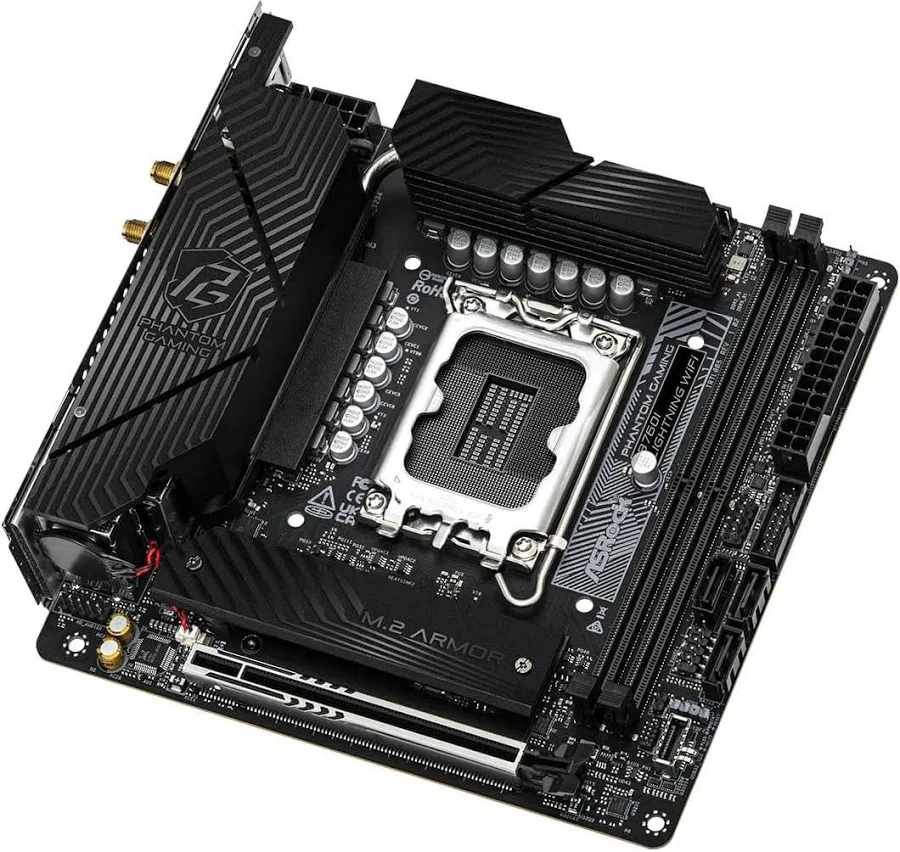 ASRock B760I Mini ITX Phantom Gaming Lightning WiFi image 2