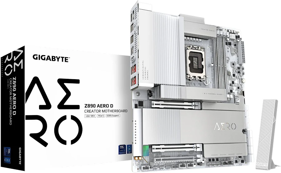 GIGABYTE Z890 LGA 1851 E-ATX AERO DWiFi 7 Thunderbolt 5 10 Gb image 2