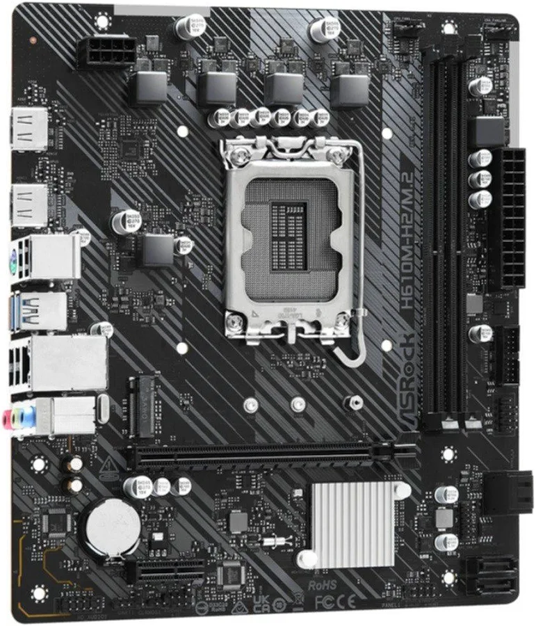 ASRock H610 Intel H610 Micro ATX H610M-H2/ image 2