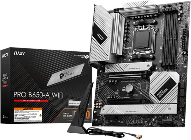 MSI PRO B650-A WIFI AMD B650 ATX avec Wi-Fi et HDMI image 1