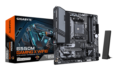GIGABYTE AMD B550 AM4 Micro ATX B550M Gaming X WiFi 640 