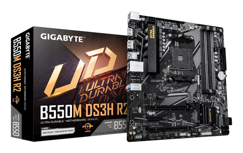 GIGABYTE B550M DS3H R2 AM4 Micro ATX 4733MHz 