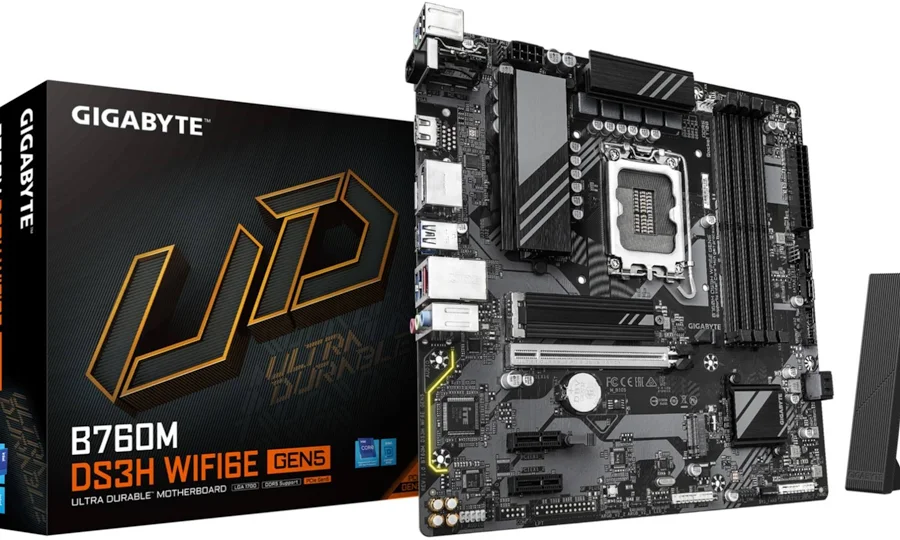 GIGABYTE B760M DS3H Intel B760 Micro-ATX WiFi 6E image 2