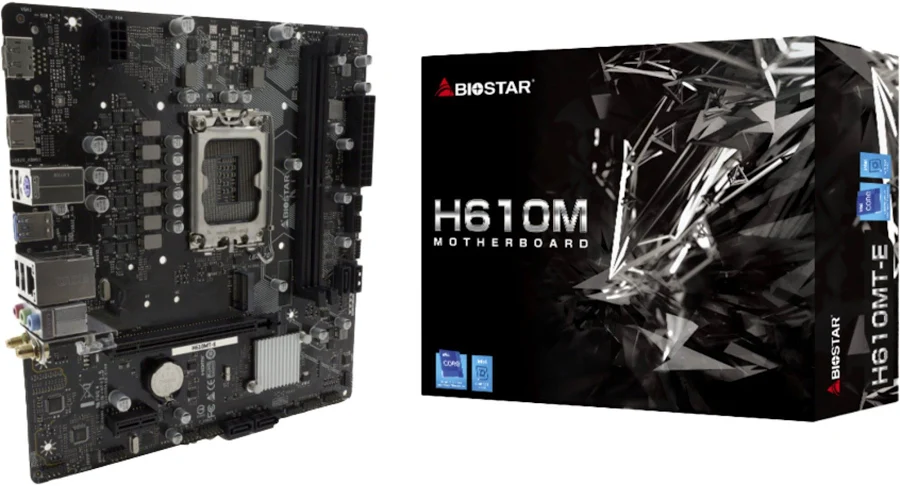 Biostar H610MT-E Intel H610 LGA1700micro ATX sans WiFi 64 GoSATA III image 2
