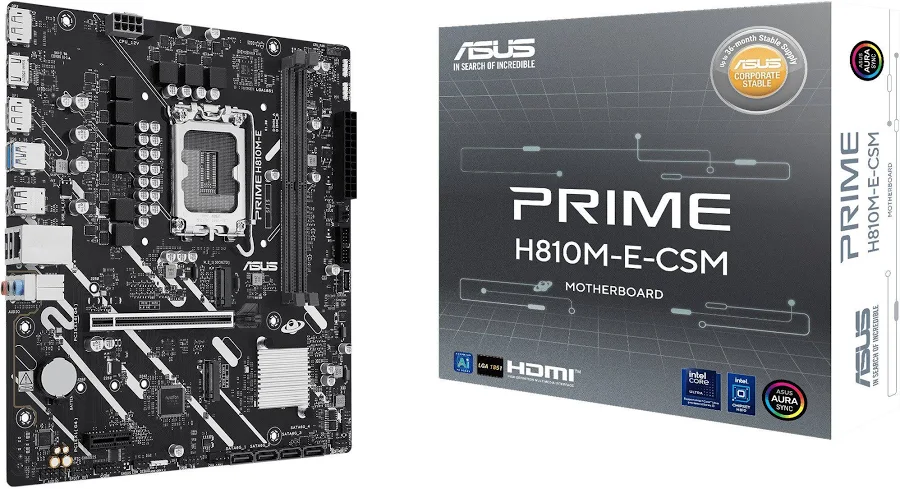 ASUS PRIME H810M-E-CSM H810 LGA1851 Micro-ATXRGB image 3