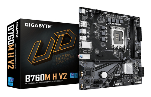GIGABYTE B760M H V2 Intel B760 LGA1700 Micro-ATX40 