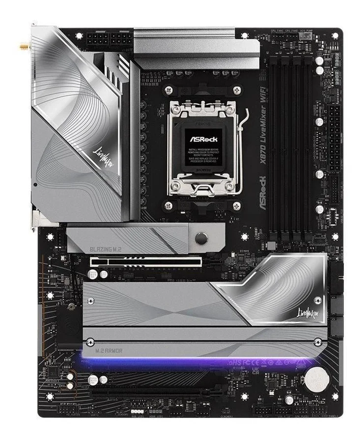 ASRock X870 LiveMixer WiFi X870ATX Wi-Fi 7 RGB image 1