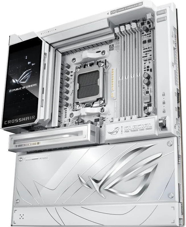 ASUS ROG Crosshair X870E Glacial X870E E-ATX WiFi 7RGB image 3