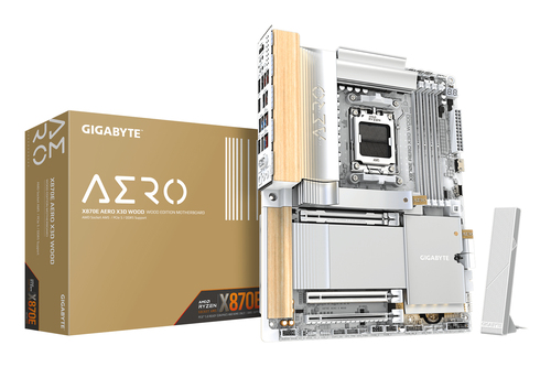GIGABYTE X870E AERO X3D WOOD X870E ATX WiFi 7  