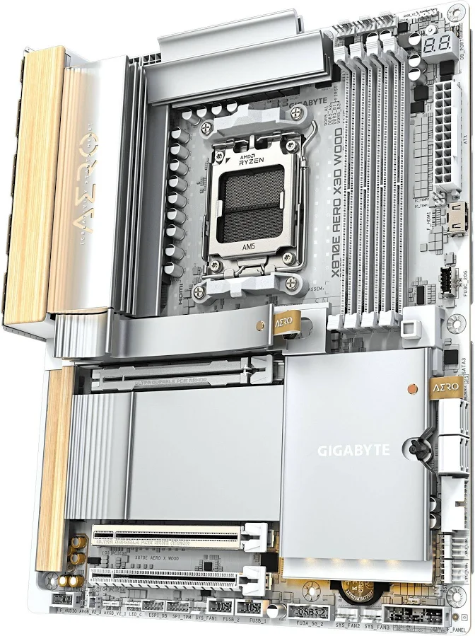 GIGABYTE X870E AERO X3D WOOD X870E ATX WiFi 7  image 2