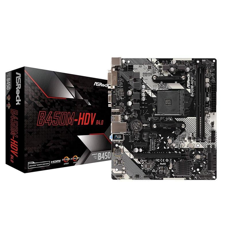 ASRock B450M-HDV R40 