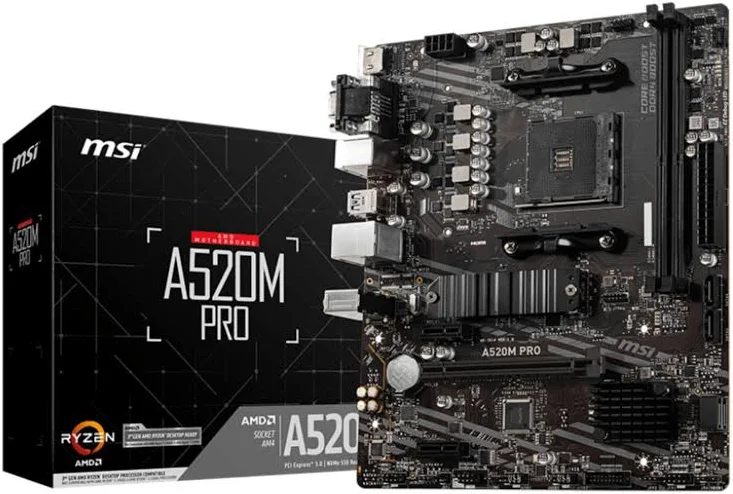 MSI A520M PRO image 2
