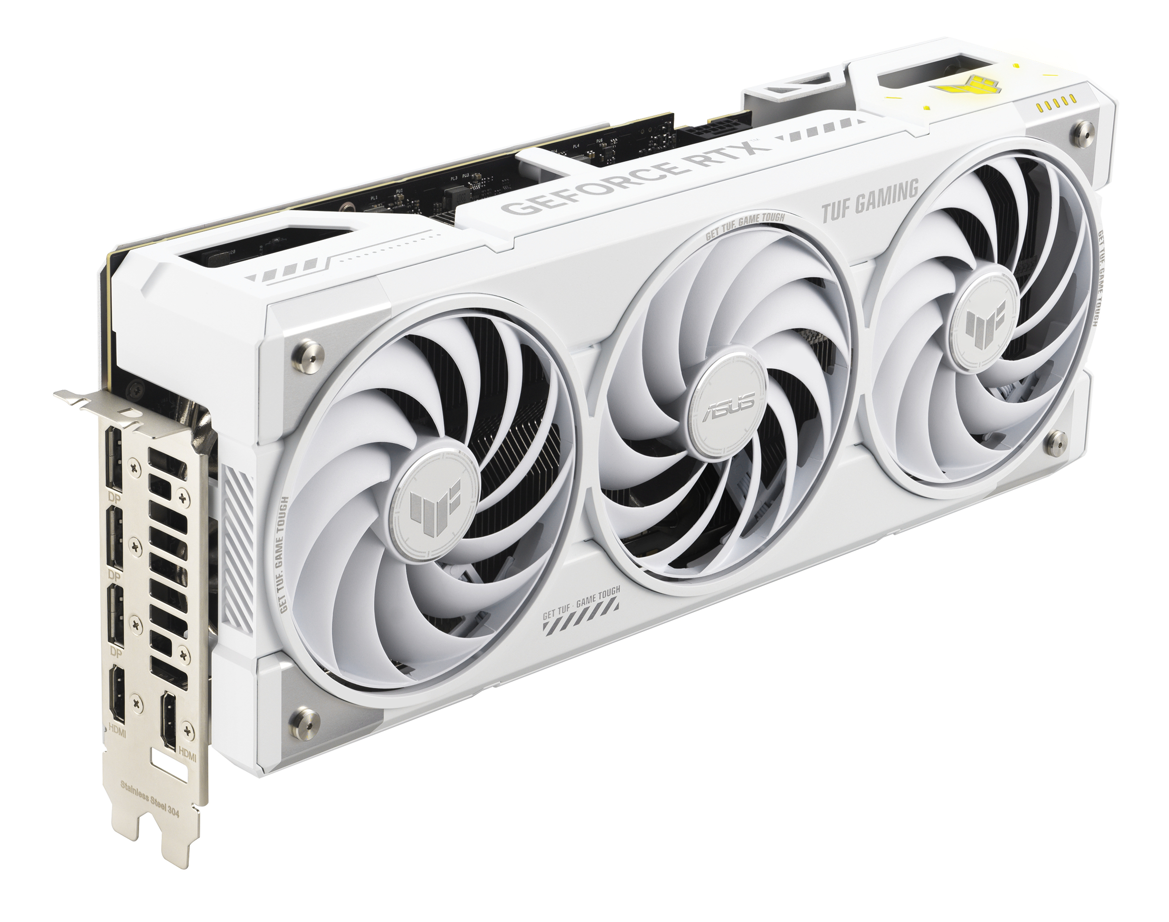 asus GeForce RTX 5070 Ti TUF BTF OC WHITE Edition image 3
