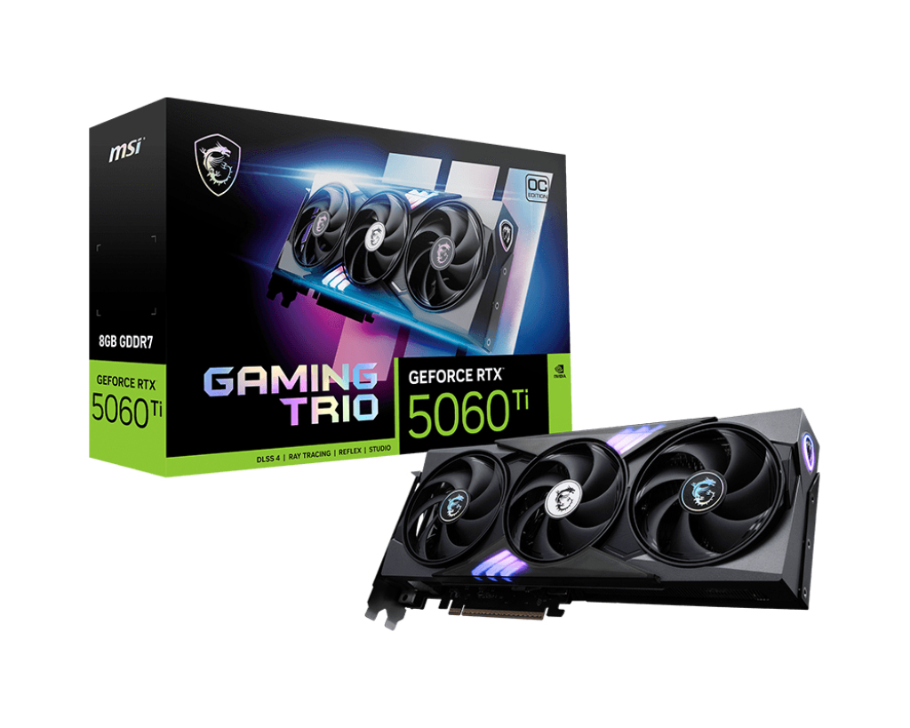 msi GeForce RTX 5060 Ti 8G GAMING TRIO OC image 1