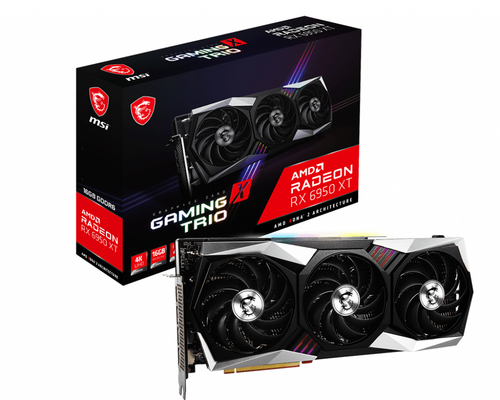 msi AMD Radeon RX 6950XT GAMING X TRIO 16 Go GDDR6