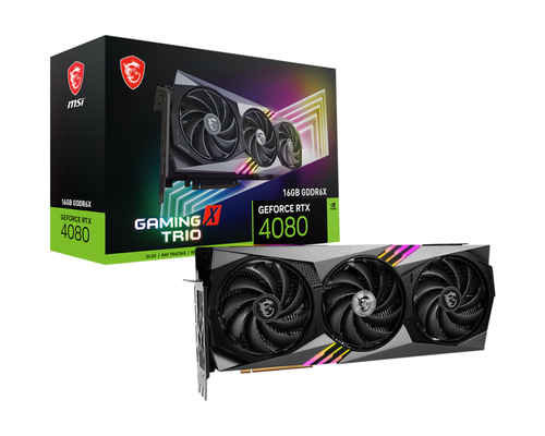 msi GeForce RTX 4080 GAMING X TRIO 16 Go GDDR6X DLSS3