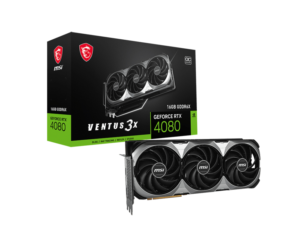 msi GeForce RTX 4080 VENTUS 3X E OC 16 Go GDDR6X DLSS3 image 1