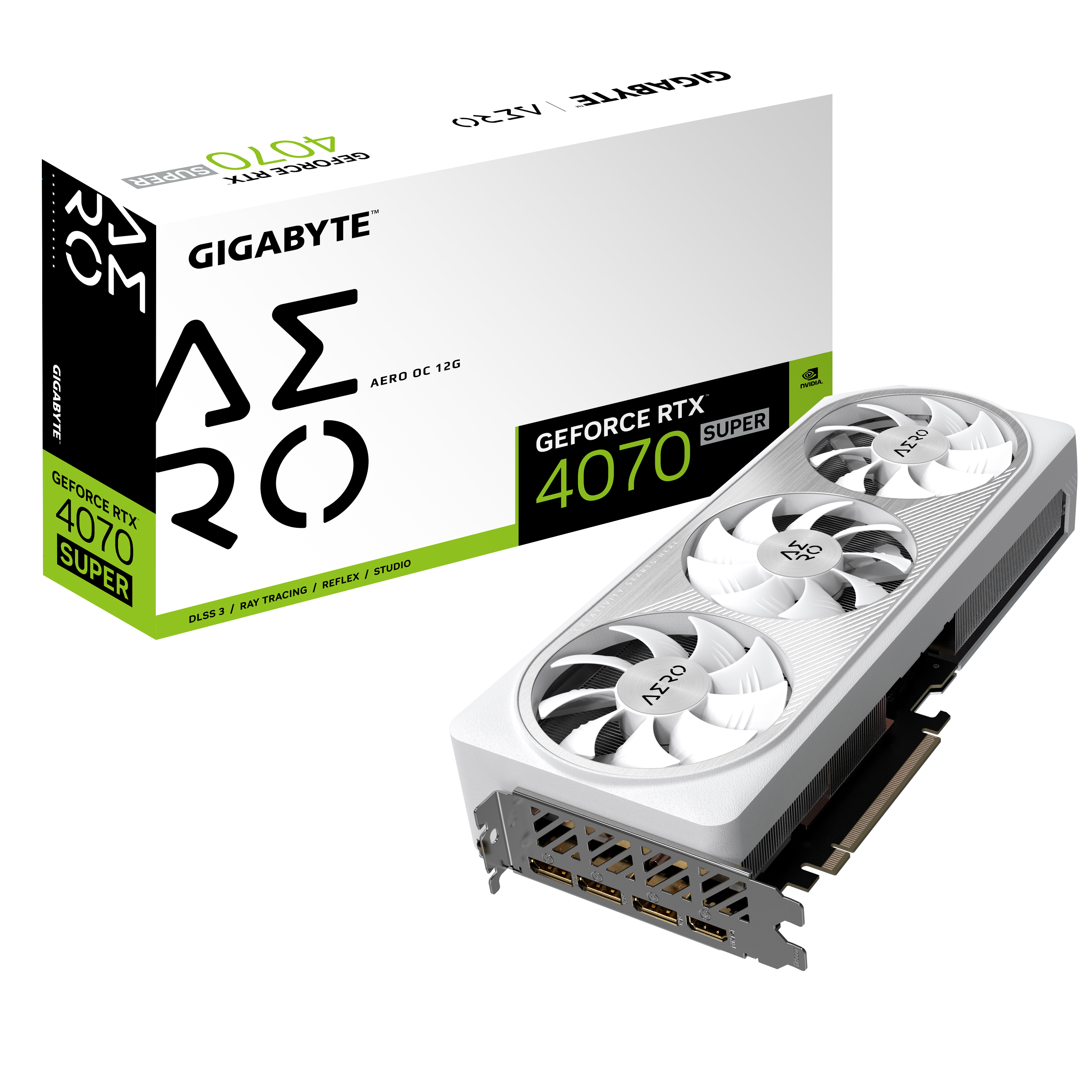 gigabyte GeForce RTX 4070 SUPER AERO OC 12 Go GDDR6X DLSS3 image 1