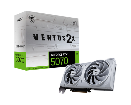 msi GeForce RTX 5070 12G VENTUS 2X OC WHITE